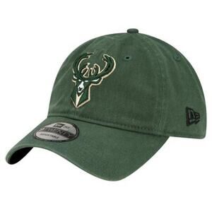 NWT New Era Men’s Milwaukee Bucks 9TWENTY Adjustable Hat Hunter Green
